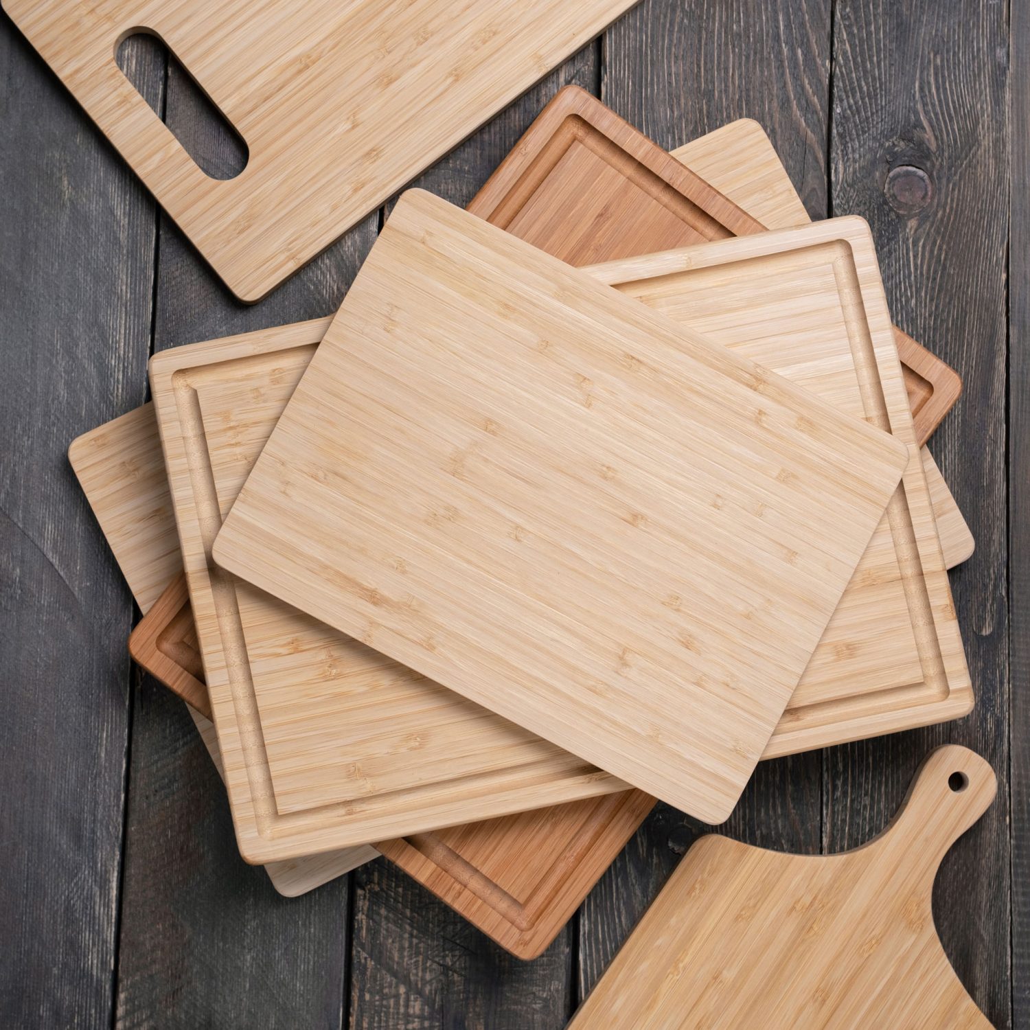 Olive wood cutting boards