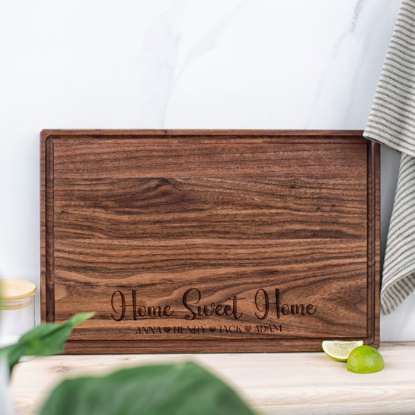 Personalized Home Sweet Home Cutting Board
