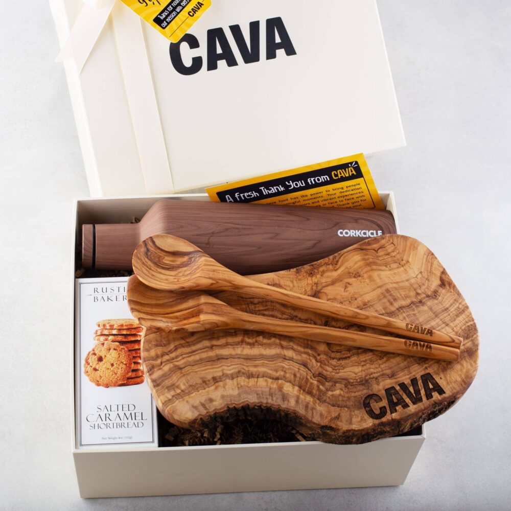 Corporate Gift Box with olive wood cutting boards